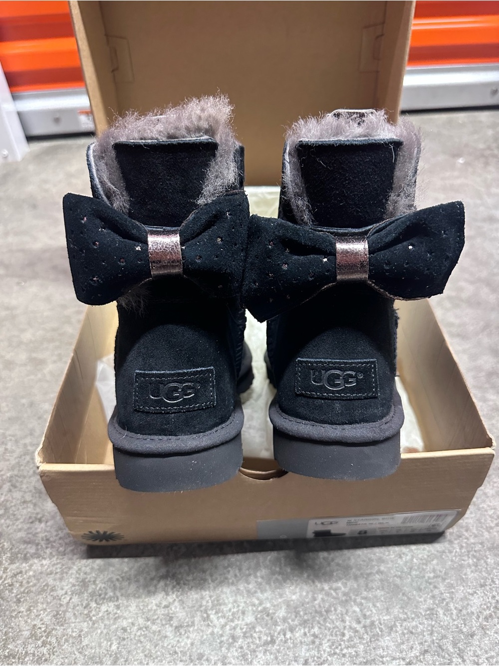 UGG Stargirl Mini Bow Boot Size 8